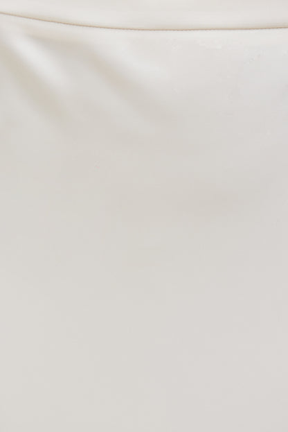Dynamite Satin Maxi Skirt Beige